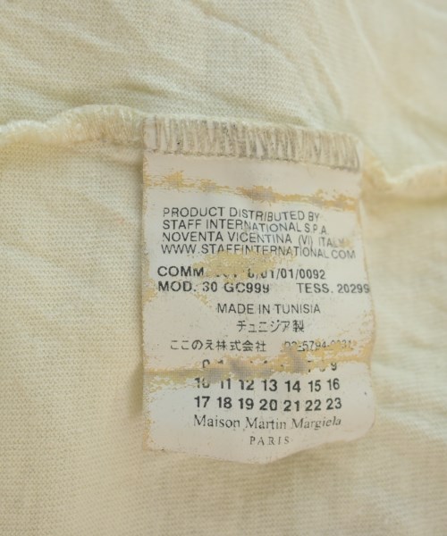 Maison Margiela（メゾンマルジェラ）Tシャツ・カットソー 白 サイズ:-(S位) メンズ/2200643495098