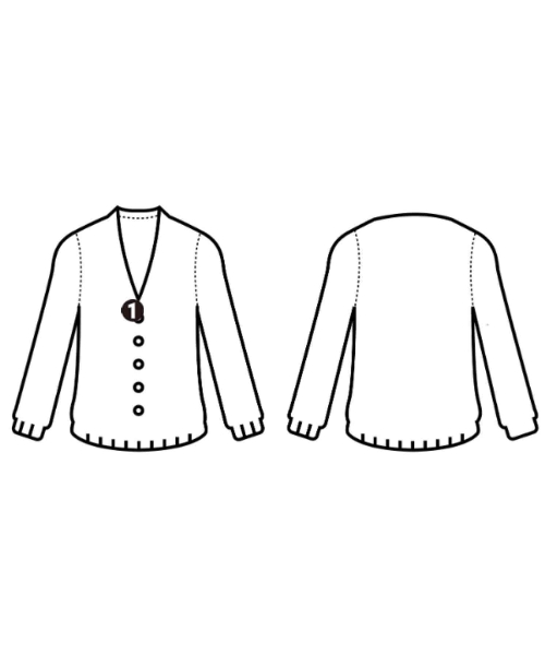 Maison Margiela（メゾンマルジェラ）カーディガン グレー サイズ:M メンズ/2200652583038