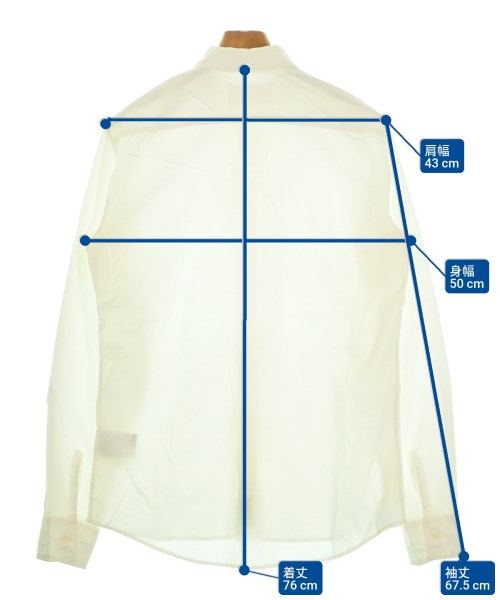 Maison Margiela（メゾンマルジェラ）カジュアルシャツ 白 サイズ:46(M位) メンズ/2200653822044