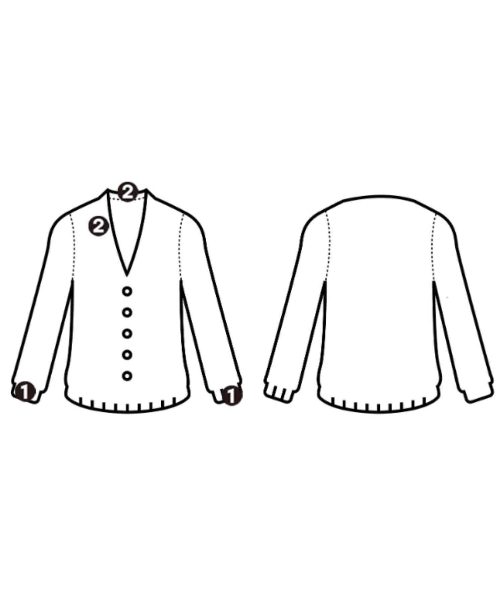 Maison Margiela（メゾンマルジェラ）カーディガン 緑 サイズ:-(L位) レディース/2200700535309
