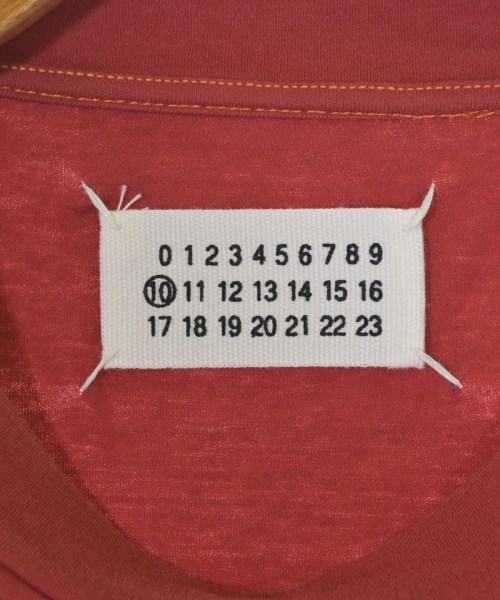 Maison Margiela（メゾンマルジェラ）Tシャツ・カットソー 赤 サイズ:46(M位) メンズ/2200702147241