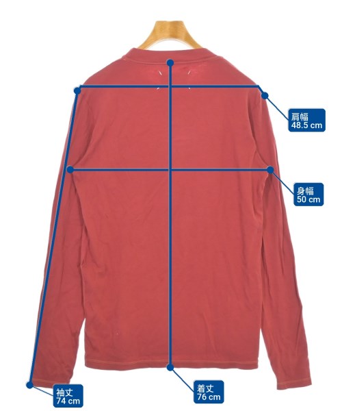 Maison Margiela（メゾンマルジェラ）Tシャツ・カットソー 赤 サイズ:46(M位) メンズ/2200702147241