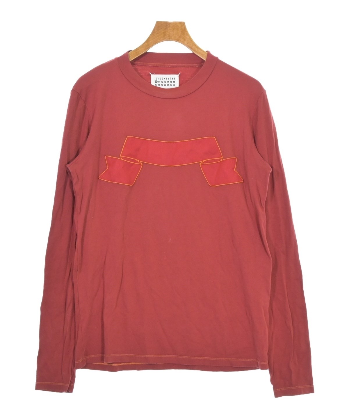 メゾンマルジェラ 長袖セッター レッド Maison Margiela（メゾンマルジェラ）Tシャツ・カットソー 赤 サイズ