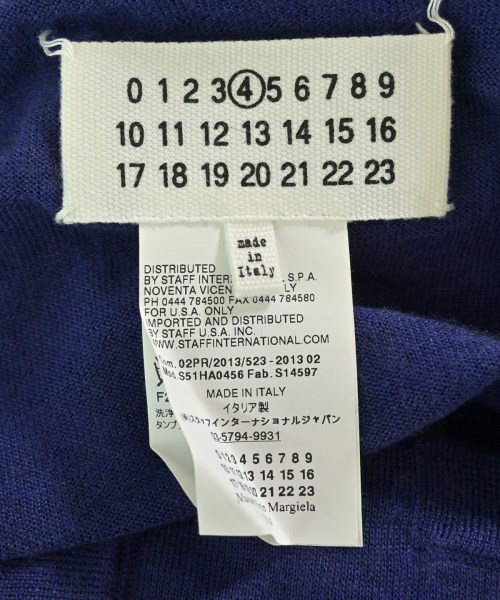 Maison Margiela（メゾンマルジェラ）カーディガン 紺 サイズ:S レディース/2200699861106