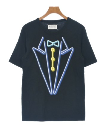 定価8万　マルジェラ　ポンディング　Tシャツ　44 Margiela シャツ　黒 Maison Margiela（メゾンマルジェラ）Tシャツ・カットソー 黒 サイズ