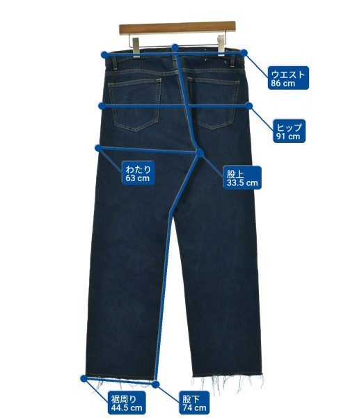 Maison Margiela（メゾンマルジェラ）デニムパンツ 紺 サイズ:32(L位) メンズ/2200704542013