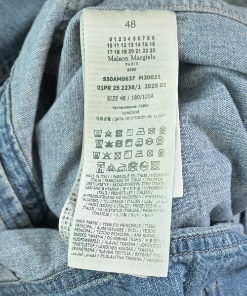 Maison Margiela（メゾンマルジェラ）デニムジャケット 青 サイズ:48(L位) メンズ/2200704686038