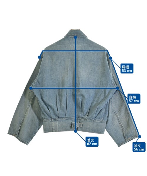 Maison Margiela（メゾンマルジェラ）デニムジャケット 青 サイズ:48(L位) メンズ/2200704686038