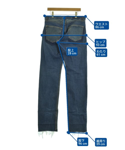 Maison Margiela（メゾンマルジェラ）デニムパンツ 紺 サイズ:32(L位) メンズ/2200704645189