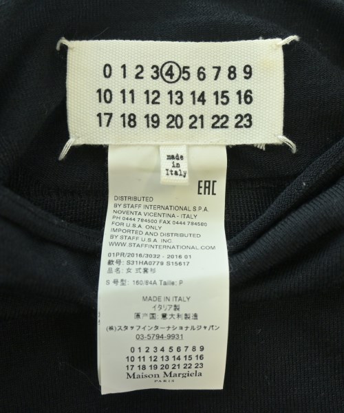 Maison Margiela（メゾンマルジェラ）ニット・セーター 黒 サイズ:S レディース/2200705491075