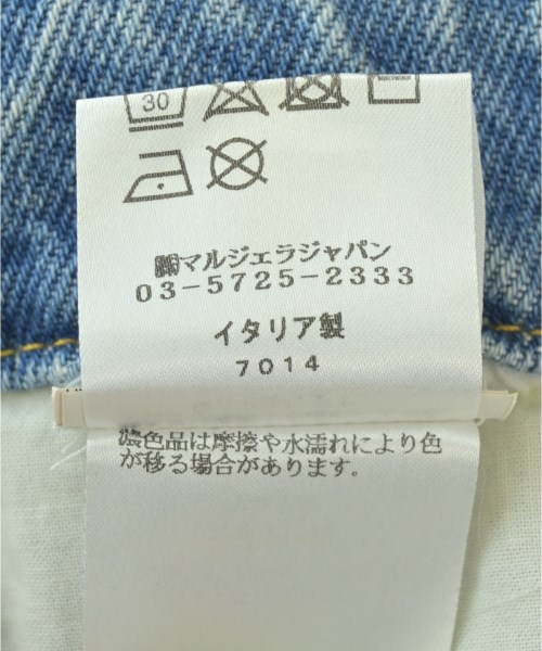 Maison Margiela（メゾンマルジェラ）デニムパンツ 青 サイズ:38(S位) レディース/2200705542197