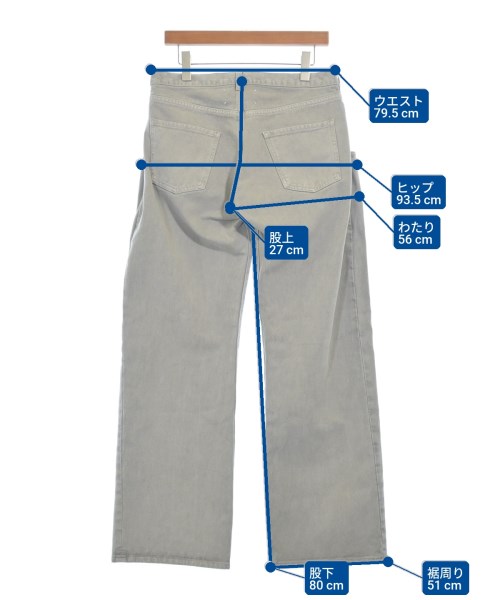 Maison Margiela（メゾンマルジェラ）デニムパンツ グレー サイズ:42(M位) レディース/2200705847056