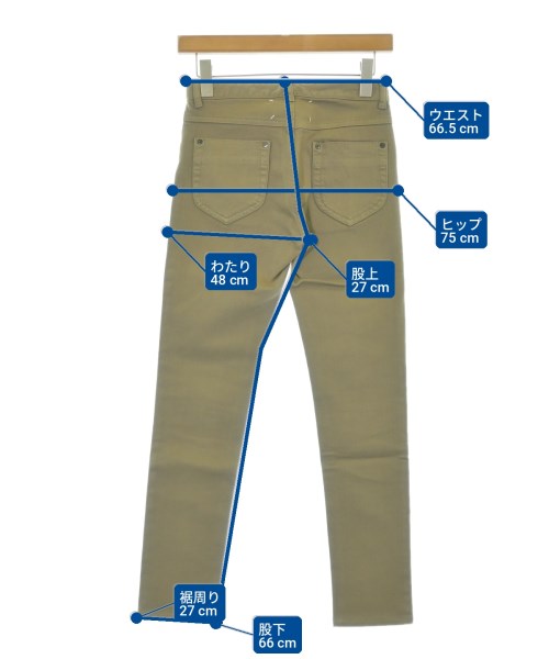 Maison Margiela（メゾンマルジェラ）デニムパンツ 茶 サイズ:38(S位) レディース/2200704251168