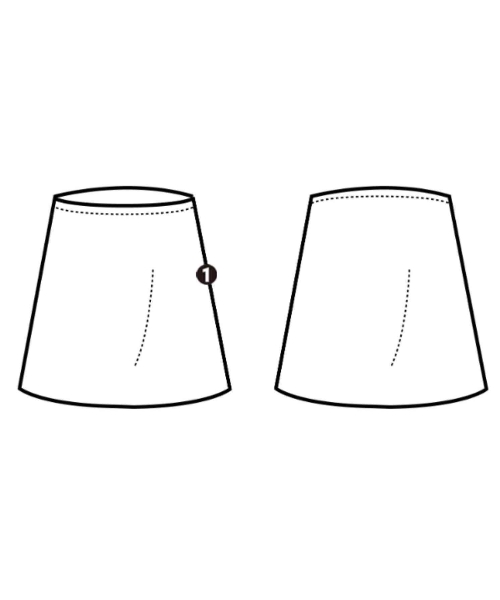 Maison Margiela（メゾンマルジェラ）ひざ丈スカート 黒 サイズ:40(M位) レディース/2200706380118