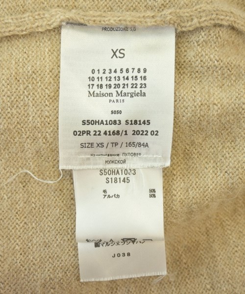Maison Margiela（メゾンマルジェラ）ニット・セーター ベージュ サイズ:XS メンズ/2200705709187