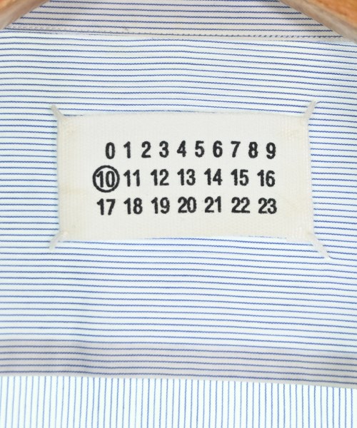 Maison Margiela（メゾンマルジェラ）カジュアルシャツ 青 サイズ:50(XL位) メンズ/2200709016120