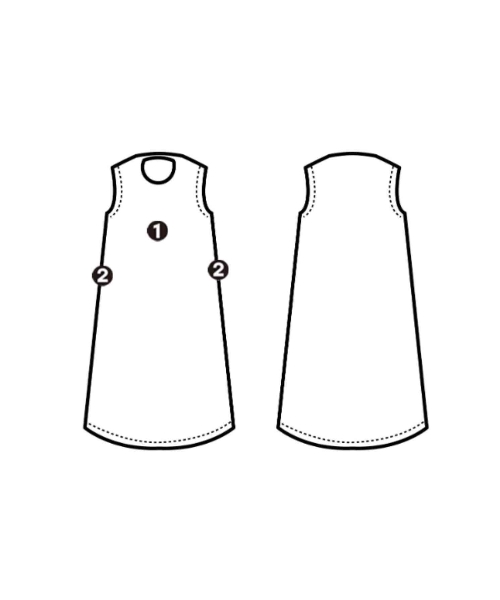 Maison Margiela（メゾンマルジェラ）ワンピース 黒 サイズ:38(S位) レディース/2200709354024