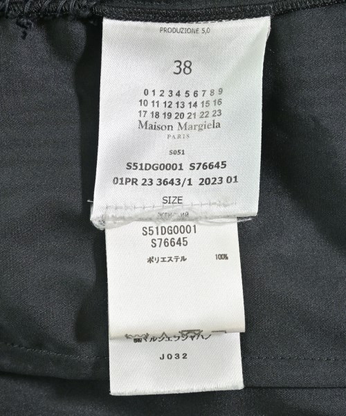Maison Margiela（メゾンマルジェラ）ワンピース 黒 サイズ:38(S位) レディース/2200709354024