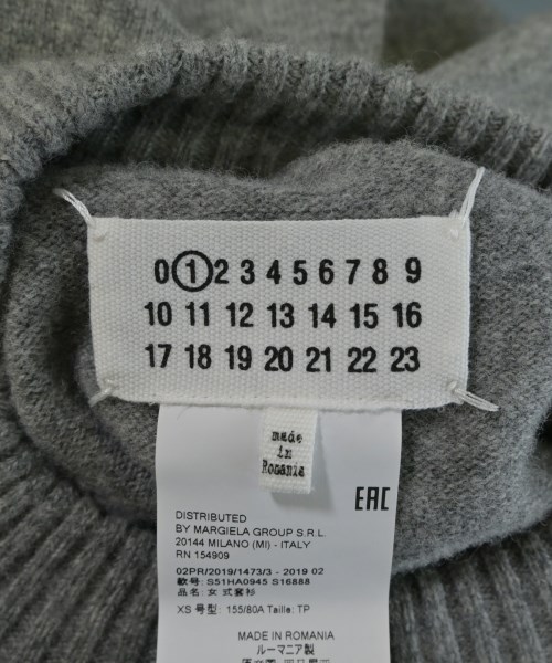 Maison Margiela（メゾンマルジェラ）ニット・セーター グレー サイズ:XS レディース/2200709412014