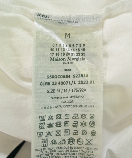 Maison Margiela（メゾンマルジェラ）Tシャツ・カットソー 白 サイズ:M メンズ/2200710342027