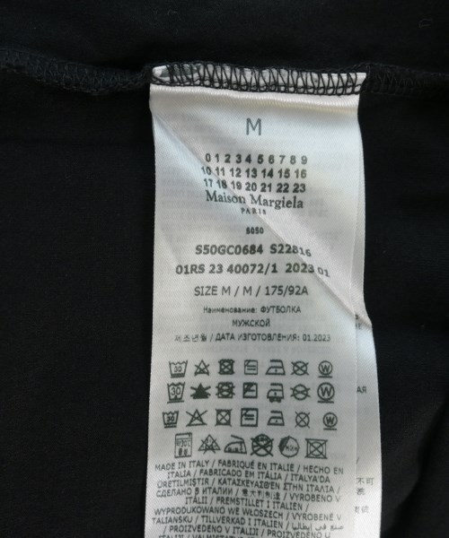 Maison Margiela（メゾンマルジェラ）Tシャツ・カットソー 黒 サイズ:M メンズ/2200710342065