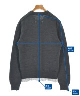Maison Margiela（メゾンマルジェラ）ニット・セーター グレー サイズ:S レディース/2200662999034