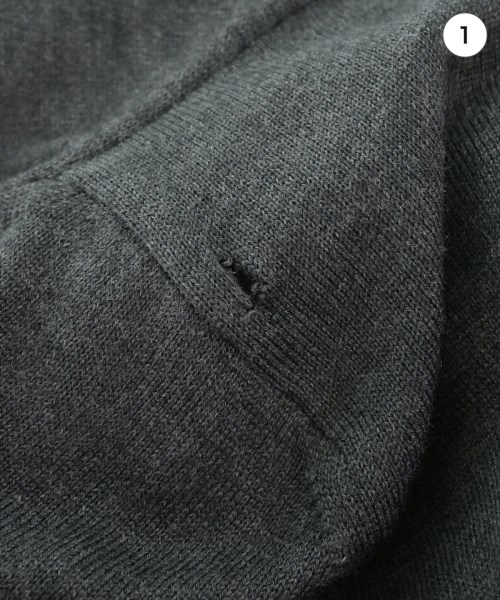 Maison Margiela（メゾンマルジェラ）ニット・セーター グレー サイズ:S メンズ/2200663299027