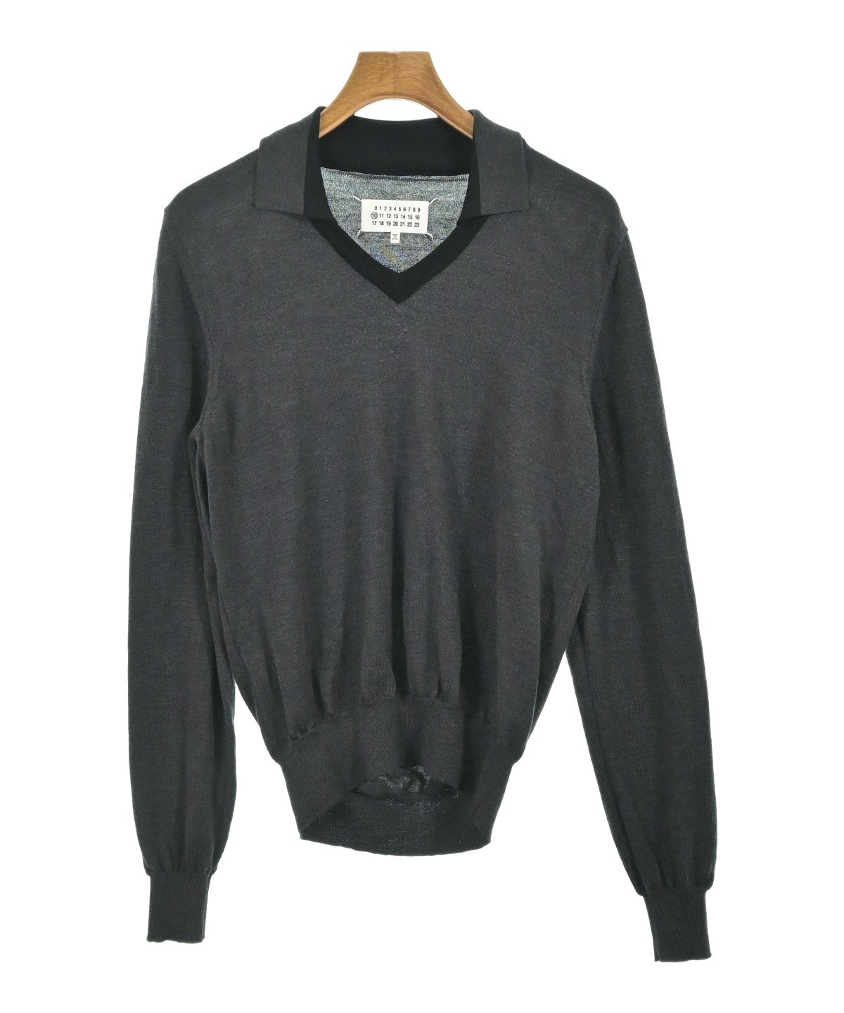 15日まで価格Maison Margiela メゾンマルジェラ　ニット Maison Margiela（メゾンマルジェラ）ニット・セーター グレー サイズ