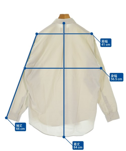 Maison Margiela（メゾンマルジェラ）カジュアルシャツ ベージュ サイズ:46(M位) メンズ/2200660624211