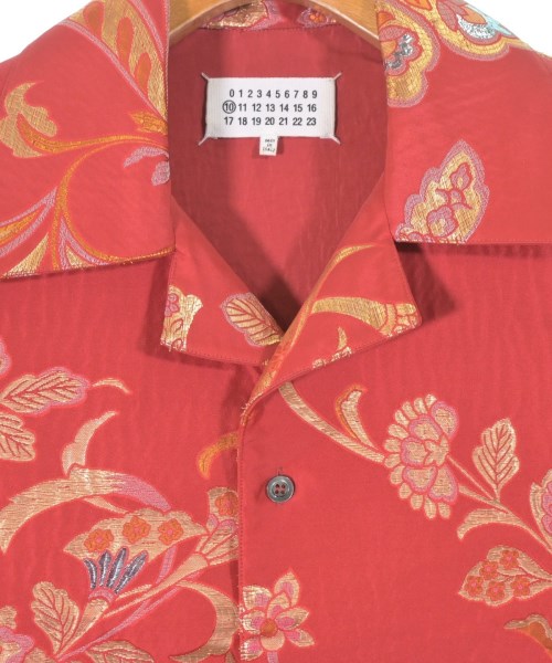 Maison Margiela（メゾンマルジェラ）カジュアルシャツ 赤 サイズ:50(XL位) メンズ/2200663953011