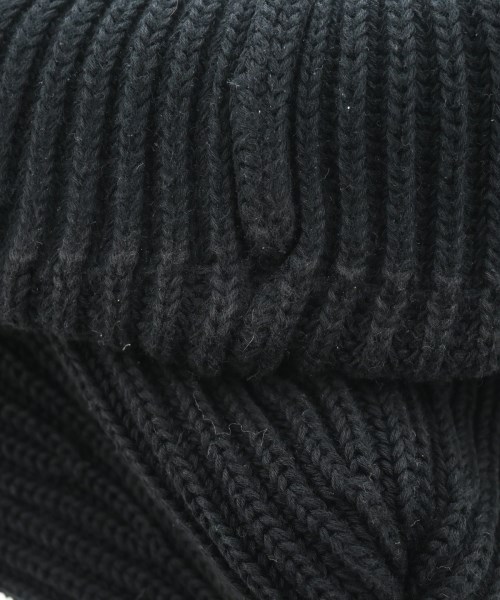 Maison Margiela（メゾンマルジェラ）ニットキャップ・ビーニー 黒 サイズ:L メンズ/2200662951223
