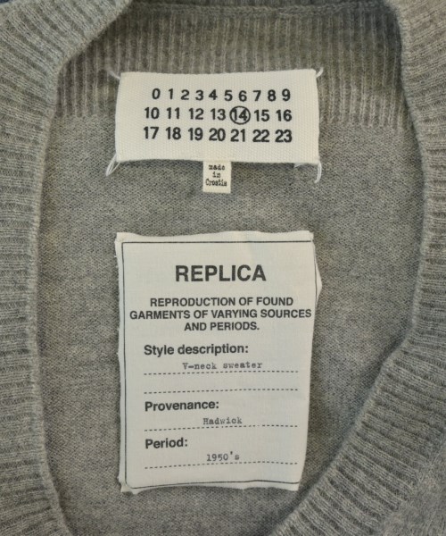 Maison Margiela（メゾンマルジェラ）ニット・セーター グレー サイズ:M メンズ/2200659871015