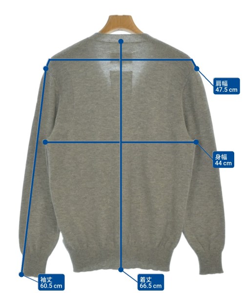 Maison Margiela（メゾンマルジェラ）ニット・セーター グレー サイズ:M メンズ/2200659871015