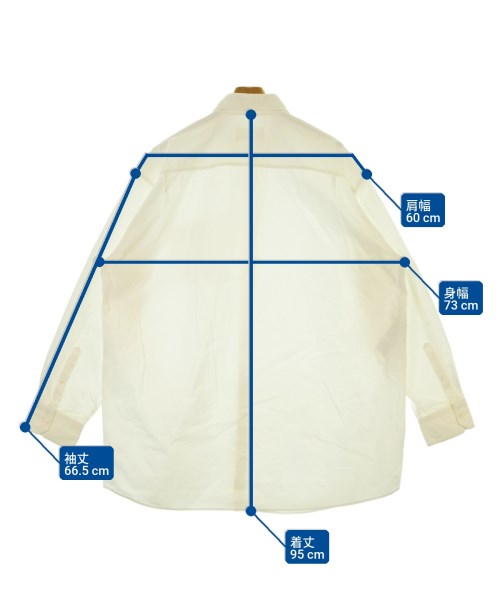 Maison Margiela（メゾンマルジェラ）カジュアルシャツ 白 サイズ:39(M位) メンズ/2200665835049