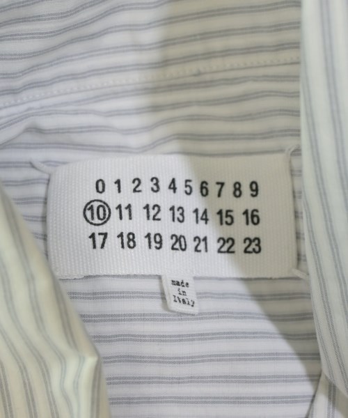 Maison Margiela（メゾンマルジェラ）カジュアルシャツ 白 サイズ:38(XXL位) メンズ/2200665956119