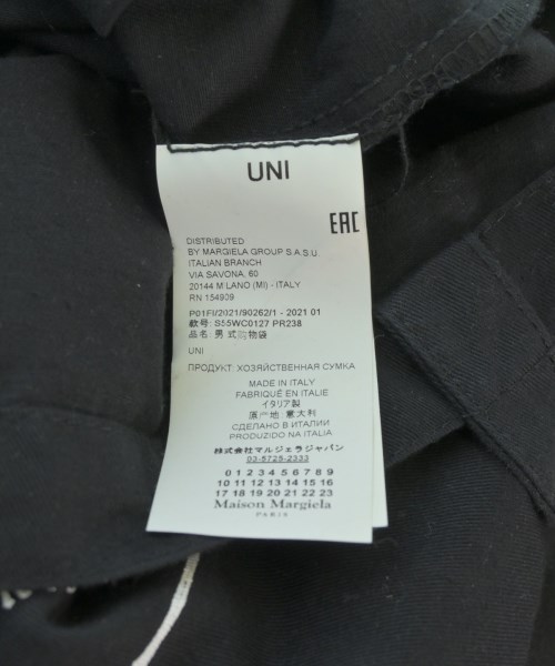 Maison Margiela（メゾンマルジェラ）トートバッグ 黒 サイズ:- メンズ/2200662482161
