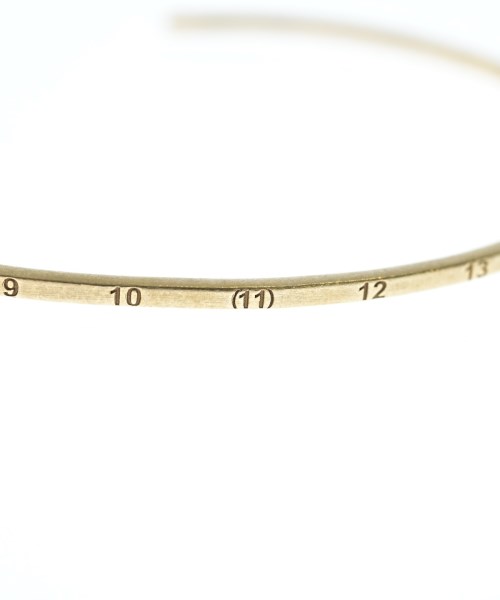 Maison Margiela（メゾンマルジェラ）ブレスレット・バングル ゴールド サイズ:8 レディース/2200667299184