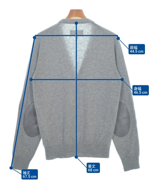 Maison Margiela（メゾンマルジェラ）カーディガン グレー サイズ:M メンズ/2200667568075