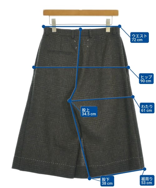 Maison Margiela（メゾンマルジェラ）ショートパンツ 茶 サイズ:42(M位) レディース/2200667685055