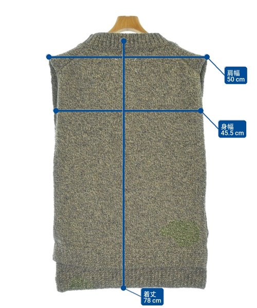 Maison Margiela（メゾンマルジェラ）ベスト 茶 サイズ:M メンズ/2200667699083