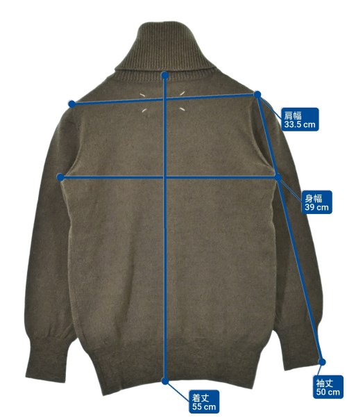 Maison Margiela（メゾンマルジェラ）ニット・セーター 茶 サイズ:S レディース/2200668012041