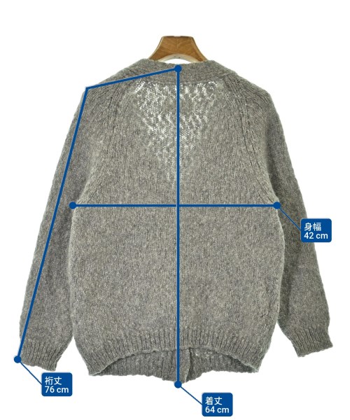 Maison Margiela（メゾンマルジェラ）カーディガン グレー サイズ:M レディース/2200668685115