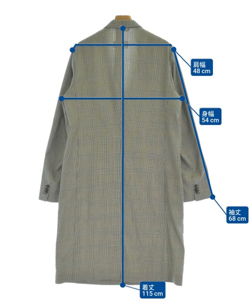 Maison Margiela（メゾンマルジェラ）ステンカラーコート 黒 サイズ:50(XL位) メンズ/2200668744010