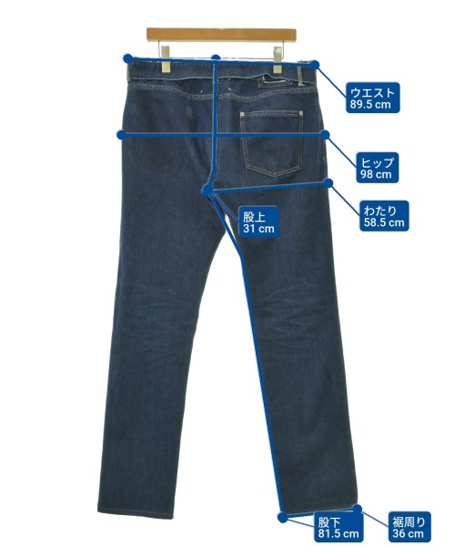 Maison Margiela（メゾンマルジェラ）デニムパンツ 青 サイズ:34(XL位) メンズ/2200669153019