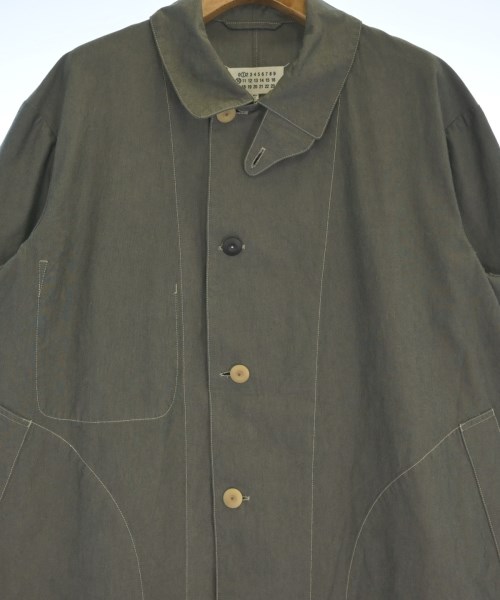 Maison Margiela（メゾンマルジェラ）ステンカラーコート グレー サイズ:48(L位) メンズ/2200669168013