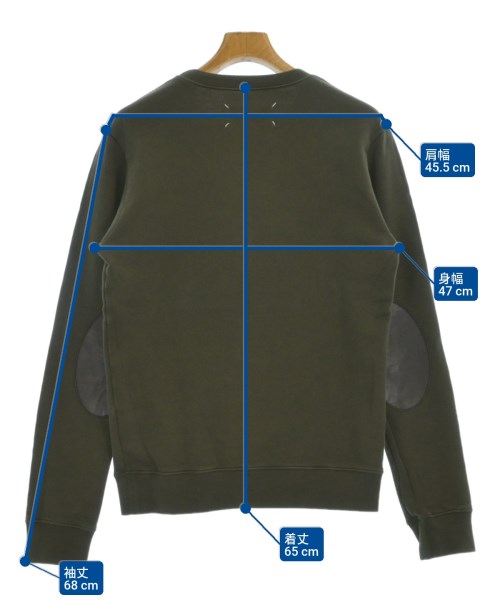 Maison Margiela（メゾンマルジェラ）スウェット カーキ サイズ:44(S位) メンズ/2200669136029