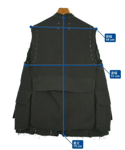 Maison Margiela（メゾンマルジェラ）カジュアルジャケット 黒 サイズ:48(L位) メンズ/2200669544022