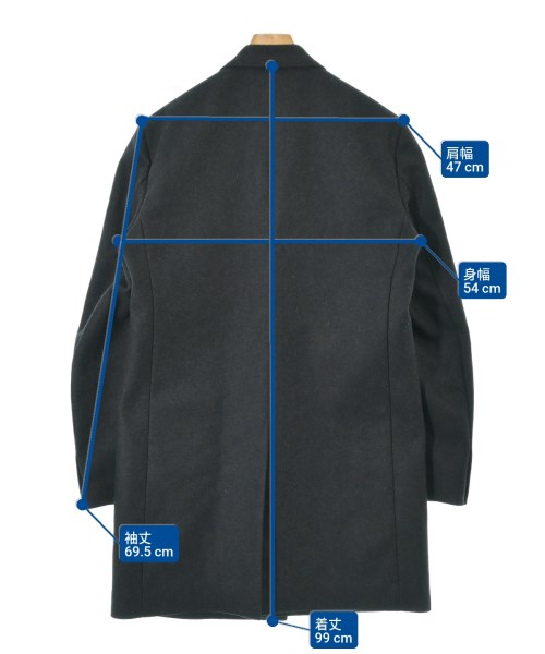 Maison Margiela（メゾンマルジェラ）チェスターコート グレー サイズ:50(XL位) メンズ/2200665322068