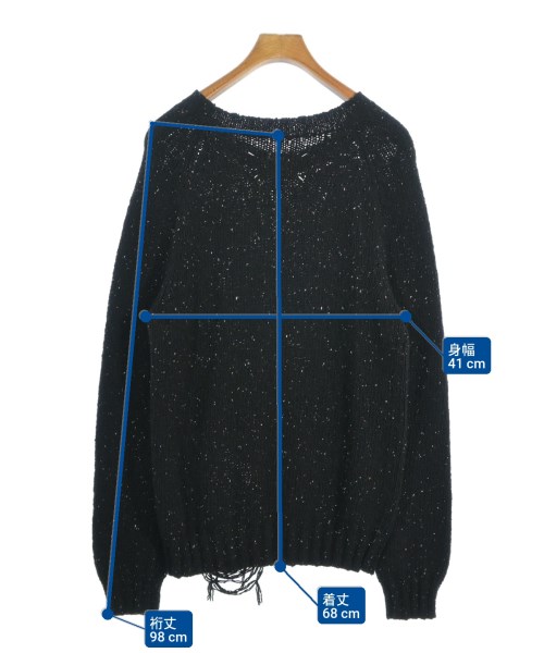 Maison Margiela（メゾンマルジェラ）ニット・セーター 黒 サイズ:S メンズ/2200667506084