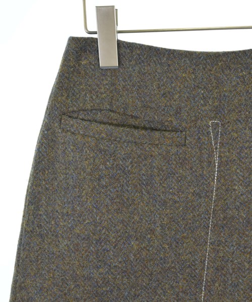 Maison Margiela（メゾンマルジェラ）ひざ丈スカート 茶 サイズ:36(XS位) レディース/2200666007018